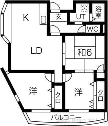 カルム千里山土井の物件間取画像